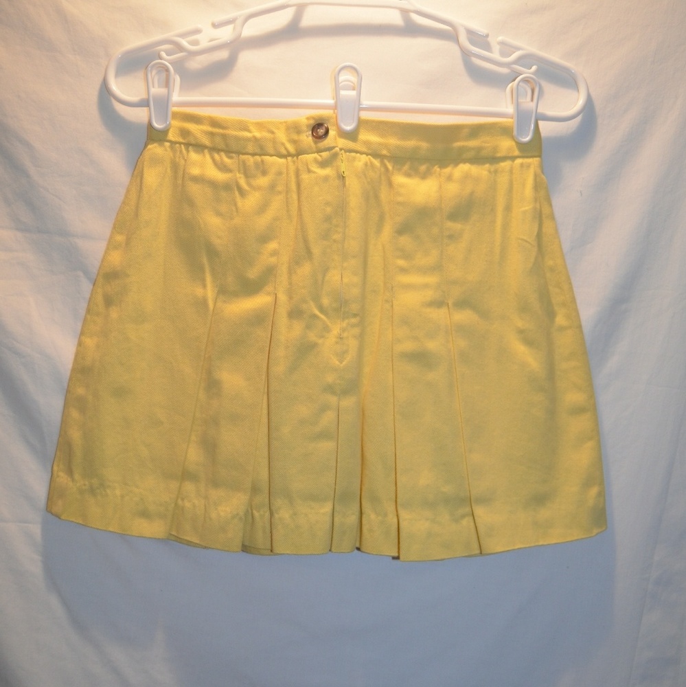 Yellow Ralph Lauren polo tennis skirt